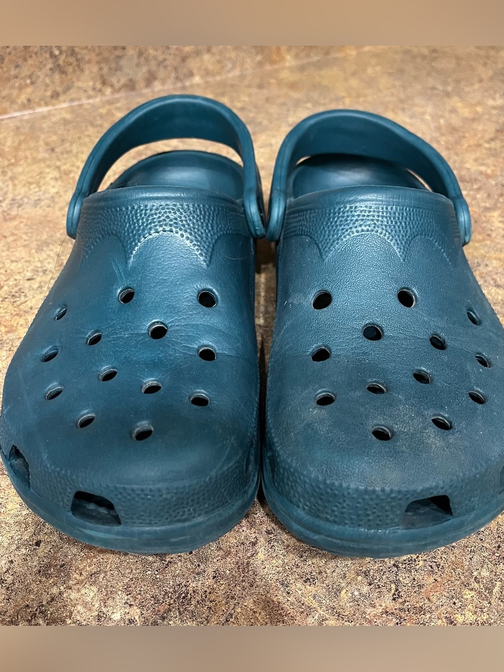 Crocs Classic Clog Teal Unisex Women's 8-9 Men's 6-7 Comfort Shoes